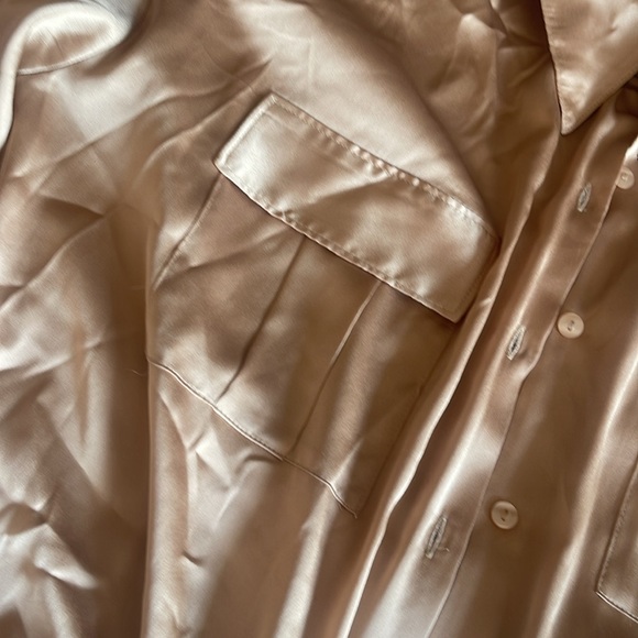 Worthington Womens Satin Blouse - Picture 3 of 4